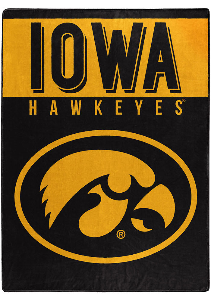 Iowa Hawkeyes Basic Raschel Blanket