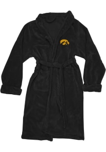 Black Iowa Hawkeyes L/XL Silk Touch Bathrobes