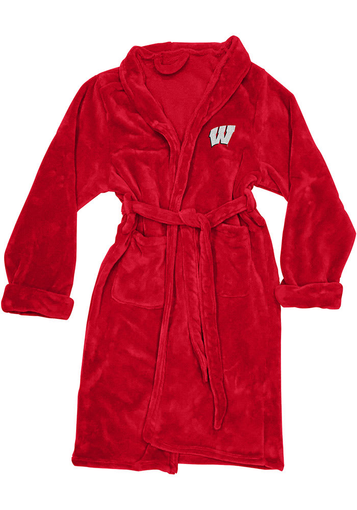 Wisconsin Badgers Wearable Throw Bathrobe Fleece Blanket