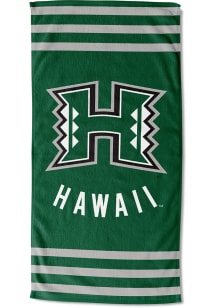 Hawaii Warriors Stripes Beach Towel