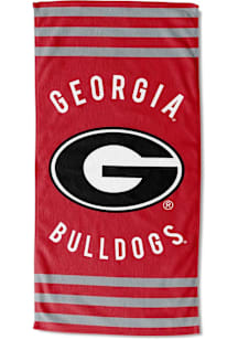 Georgia Bulldogs Stripes Beach Towel