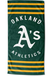 Oakland Athletics Stripes Beach Towel
