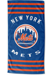 New York Mets Stripes Beach Towel