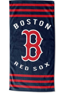 Boston Red Sox Stripes Beach Towel