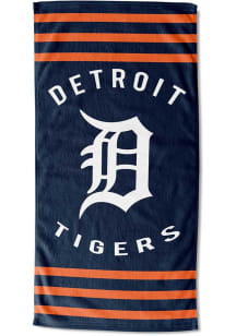 Detroit Tigers Stripes Beach Towel