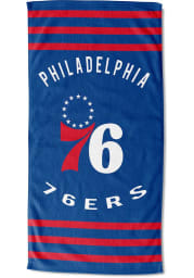 Philadelphia 76ers Stripes Beach Towel