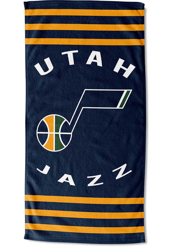 Utah Jazz Stripes Beach Towel