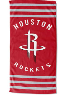 Houston Rockets Stripes Beach Towel