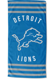Detroit Lions Stripes Beach Towel