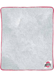 Ohio State Buckeyes Two Tone Sherpa Blanket