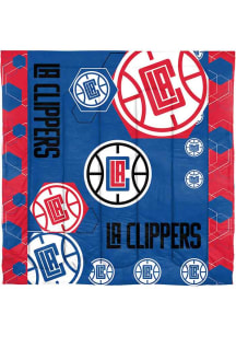 Los Angeles Clippers Hexagon Full Queen Comforter