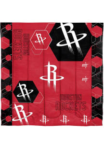 Houston Rockets Hexagon Full Queen Comforter