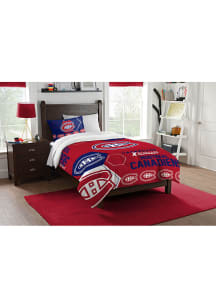 Montreal Canadiens Hexagon Twin Comforter