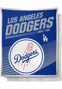 Los Angeles Dodgers New School Mink Sherpa Blanket