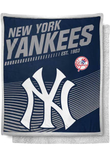 New York Yankees New School Mink Sherpa Blanket