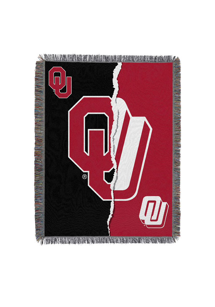 Oklahoma Sooners 48x60 Game of the Century Woven Tapestry Blanket