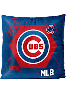 Chicago Cubs Velvet Reverse Throw Pillow - Red