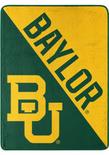 Baylor Bears Halftone 46x60 Raschel Blanket