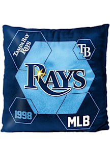 Tampa Bay Rays Velvet Reverse Throw Pillow - Navy Blue