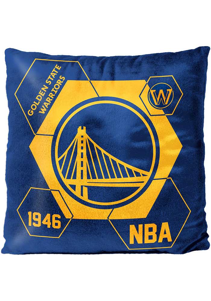 Golden State Warriors Velvet Reverse Pillow