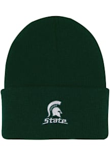 LogoFit Michigan State Spartans Green North Pole Youth Knit Hat