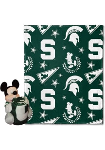 Michigan State Spartans Mickey Hugger 40x50 Fleece Blanket