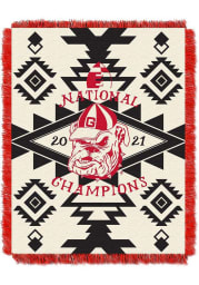 Georgia Bulldogs 2021-2022 National Champions Woven Jacquard Tapestry Blanket