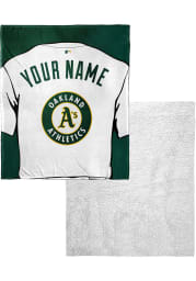 Oakland Athletics Personalized Jersey Silk Touch Sherpa Blanket