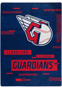 Cleveland Guardians Royal Plush Raschel Throw Blanket - Red