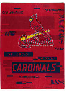 St Louis Cardinals Royal Plush Raschel Blanket