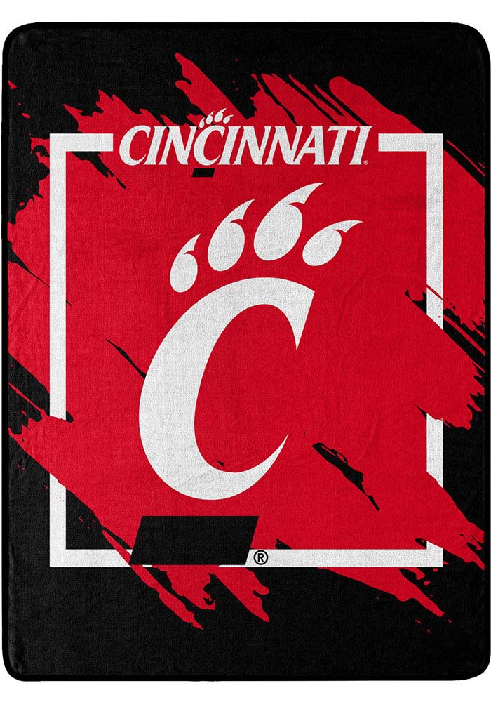 Cincinnati Bearcats Dimensional Micro 46x60 Raschel Blanket