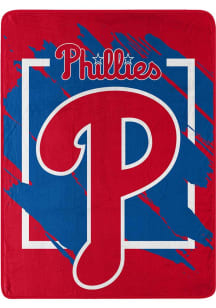 Philadelphia Phillies Dimensional Micro 46x60 Raschel Blanket