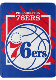 Philadelphia 76ers Dimensional Micro 46x60 Raschel Blanket