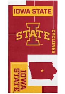 Iowa State Cyclones 30x60 Locator Beach Towel