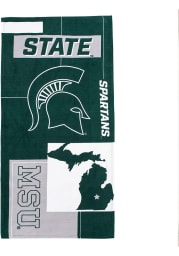 Michigan State Spartans 30x60 Locator Beach Towel