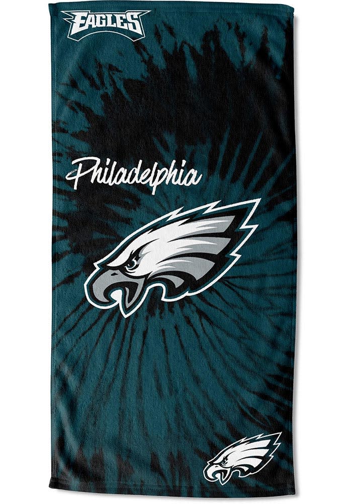 Official NFL Psychedelic Beach Towel 30 X 60 Philadelphia Eagles