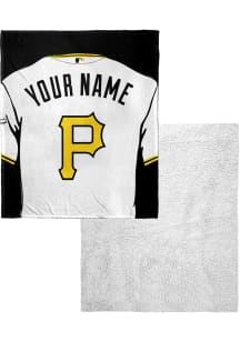 Pittsburgh Pirates Personalized Jersey Silk Touch Sherpa Blanket