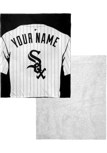 Chicago White Sox Personalized Jersey Silk Touch Sherpa Blanket