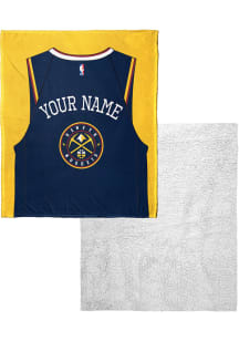 Denver Nuggets Personalized Jersey Silk Touch Sherpa Blanket