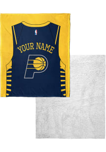Indiana Pacers Personalized Jersey Silk Touch Sherpa Blanket