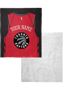 Toronto Raptors Personalized Jersey Silk Touch Sherpa Blanket