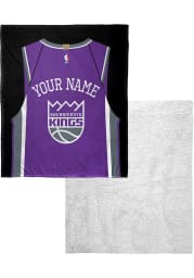 Sacramento Kings Personalized Jersey Silk Touch Sherpa Blanket