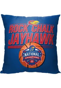 Kansas Jayhawks 2022 NCAA Basketball National Champions Pillow