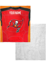 Tampa Bay Buccaneers Personalized Jersey Silk Touch Sherpa Blanket
