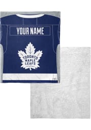 Toronto Maple Leafs Personalized Jersey Silk Touch Sherpa Blanket
