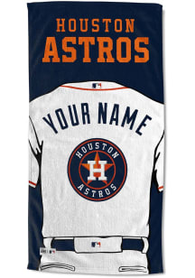 Houston Astros Personalized Jersey Beach Towel