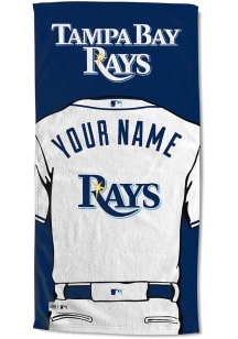 Tampa Bay Rays Personalized Jersey Beach Towel