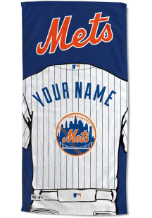New York Mets Personalized Jersey Beach Towel