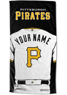 Pittsburgh Pirates Personalized Jersey Beach Towel