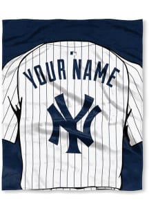 New York Yankees Personalized Jersey Silk Touch Fleece Blanket